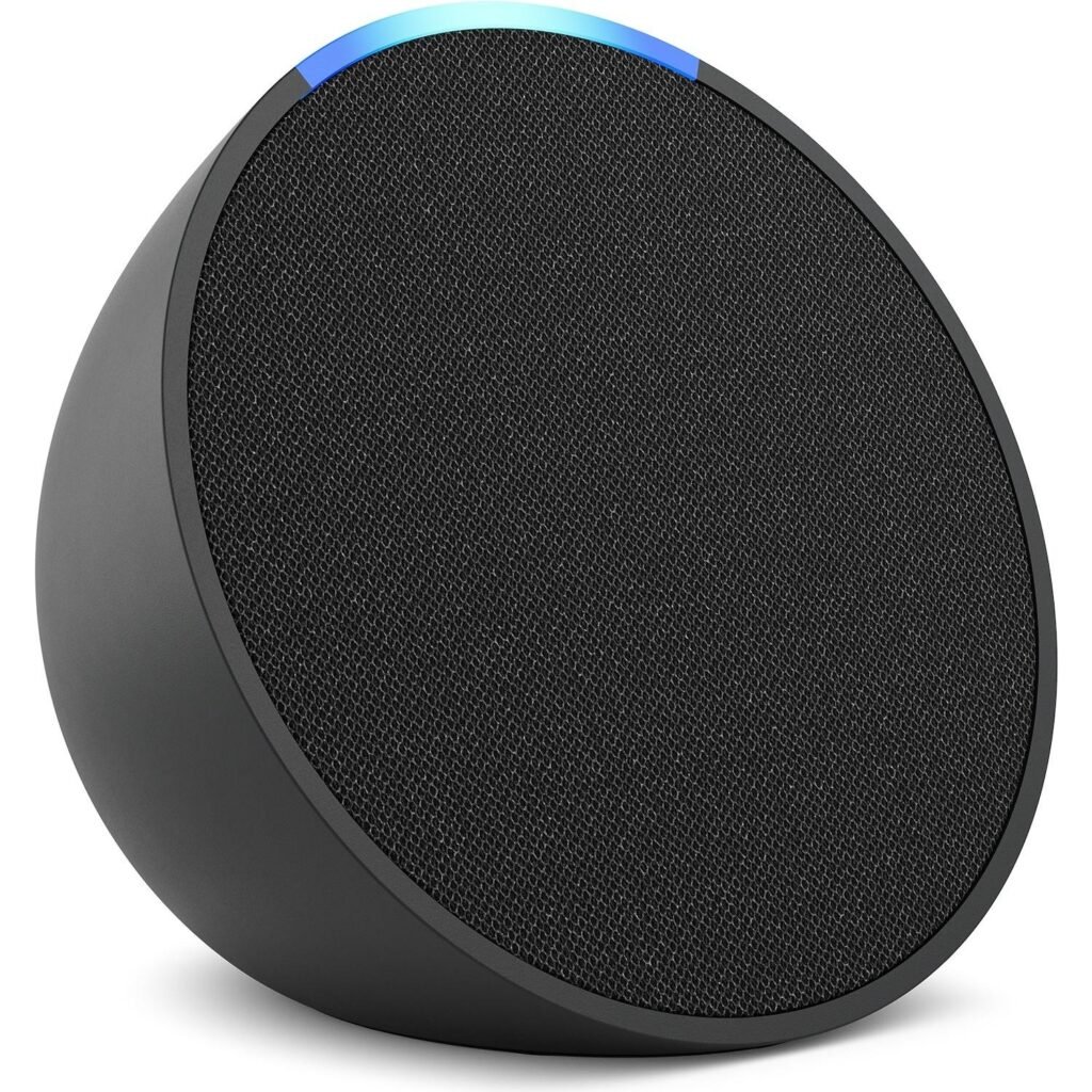 Echo pop alexa bluetooth pulsante microfono colore nero