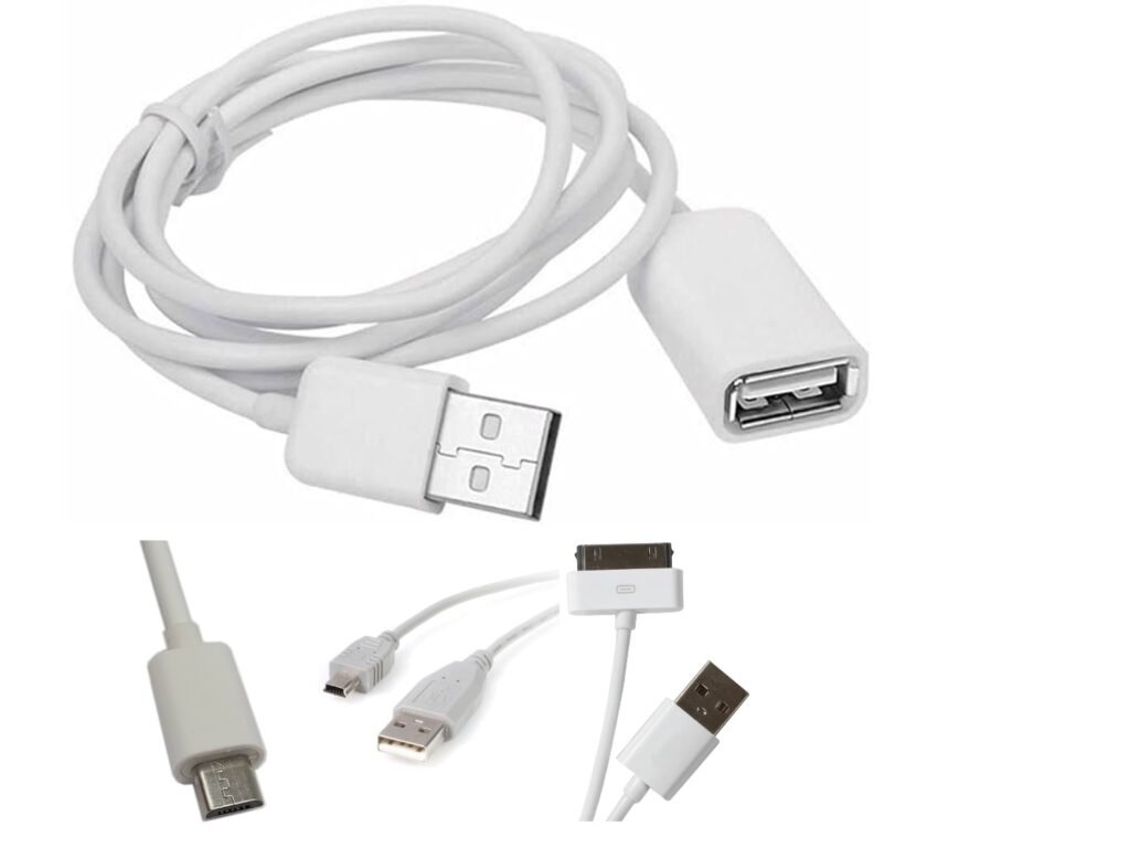 Cavo adattatore usb 4 in 1 con prolunga maschio/femmina USB micro USB mini USB smartphon USB