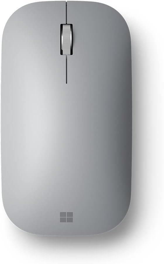 Microsoft Surface Mouse Mobile Wireless, Platino bletooth ideale per surface