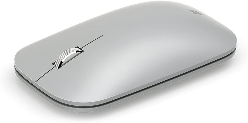 Microsoft Surface Mouse Mobile Wireless, Platino bletooth ideale per surface