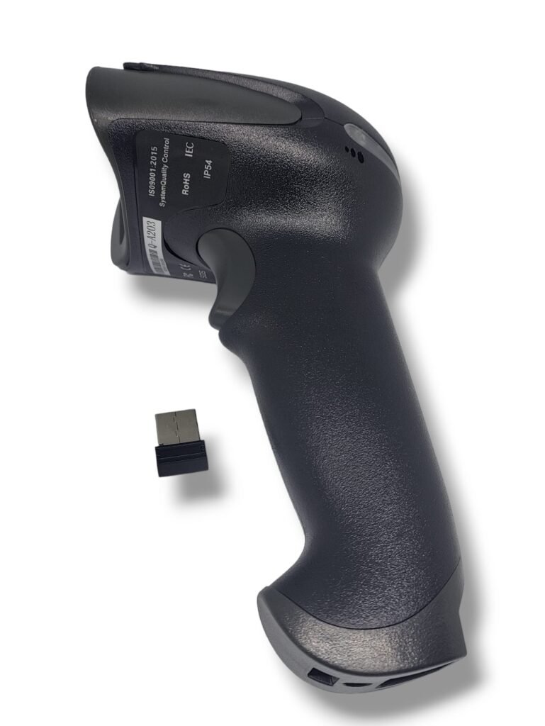 Lettore Codici a barre wireless pistola barcode  senza fili scanner ottico