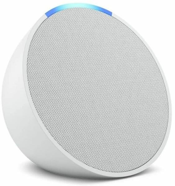 Echo pop alexa bluetooth pulsante microfono colore Bianco Ghiaccio