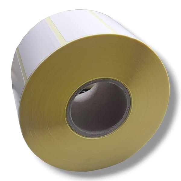 2 rotoli Etichette adesive 6×3 cm 60×30 mm carta termica non necessita di ribbon possono essere scritte anche a mano anima interna 40 mm compatibili con stampanti zebra (3600)